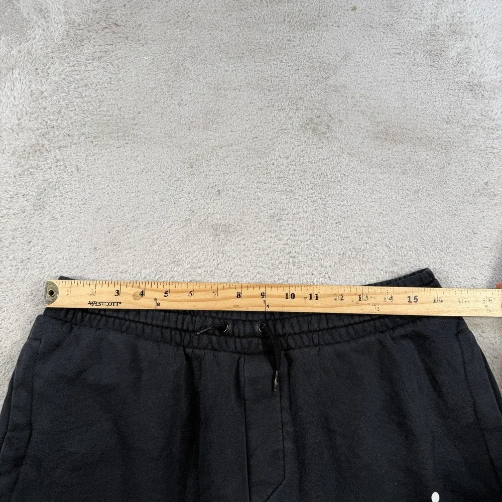 Nike Air Jordan Joggers Men Large Black Fleece Drawstring Sweatpants Jumpman Gym